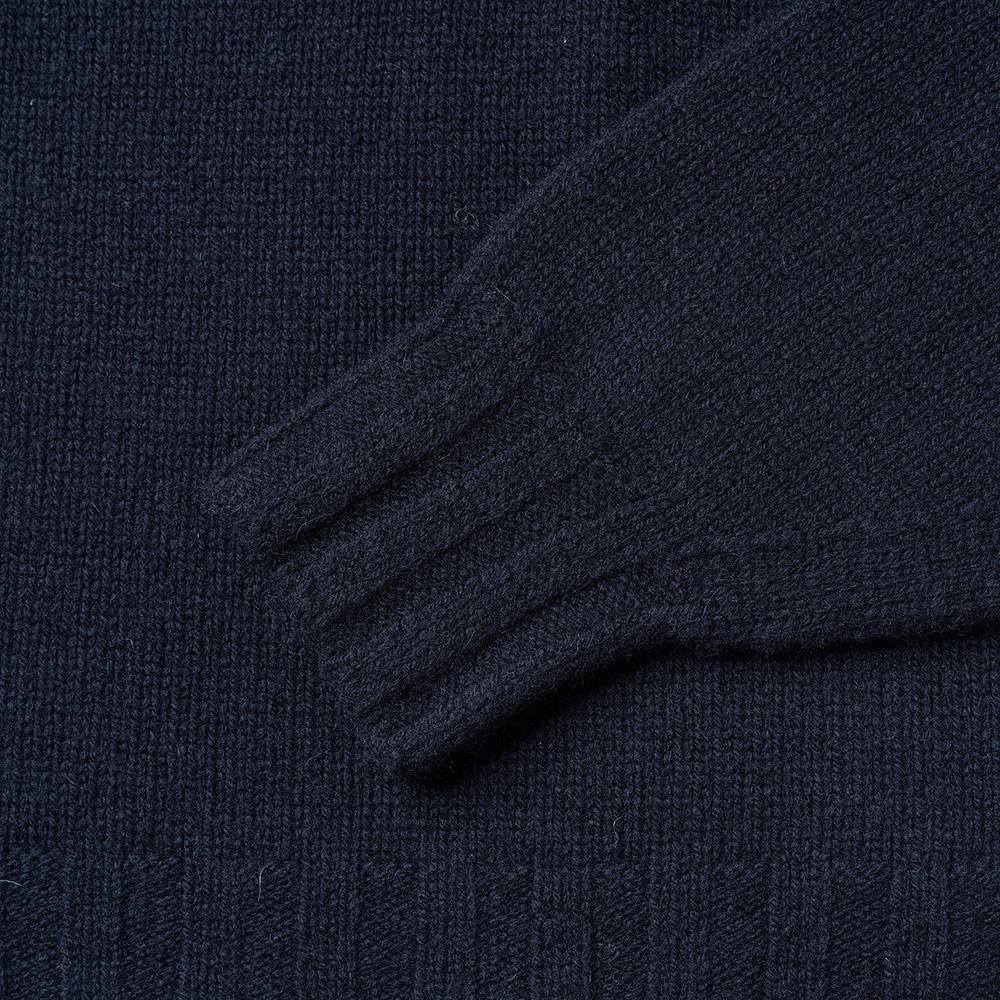 EDWARDMAX Royal Navy Submariner 100% Wool Turtleneck Navy