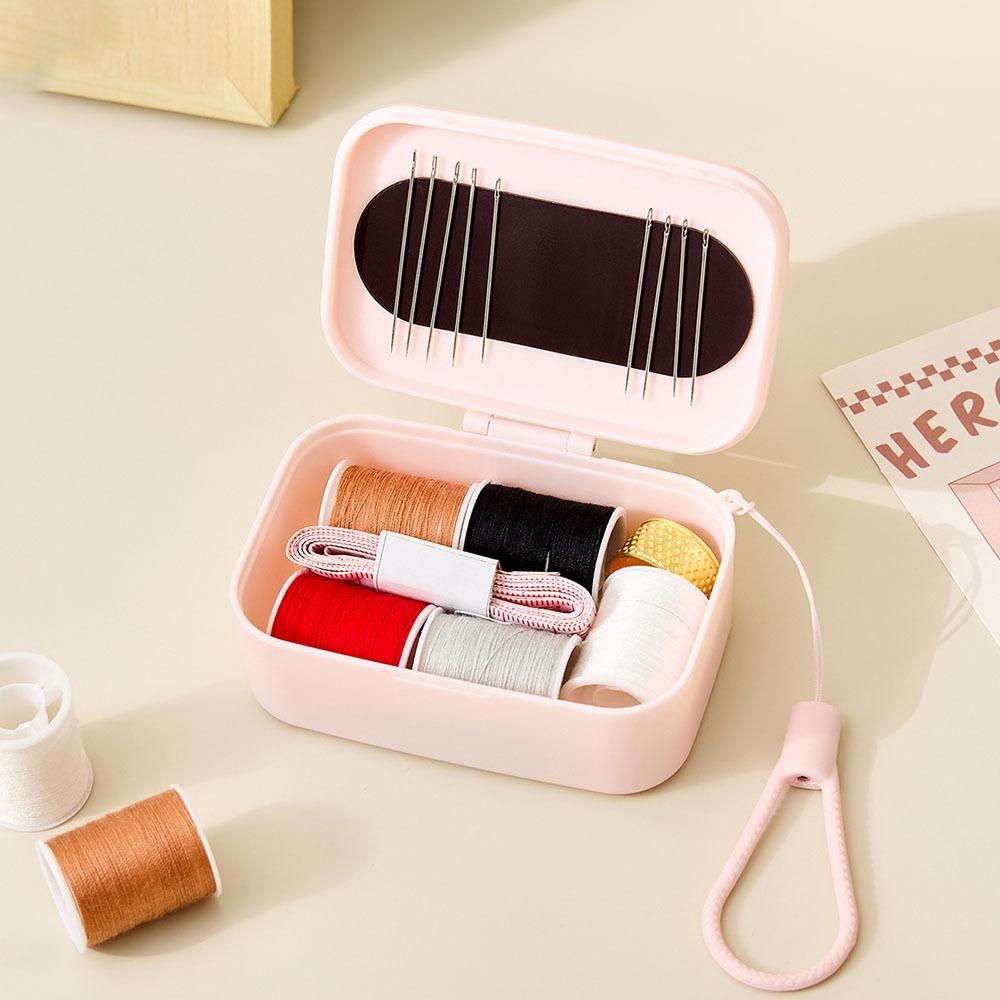 

Easy Sewing Sewing Needles with Top Needle Quilt Sewing Needle Durable Sewing Box For Quilt Sewing рожевий