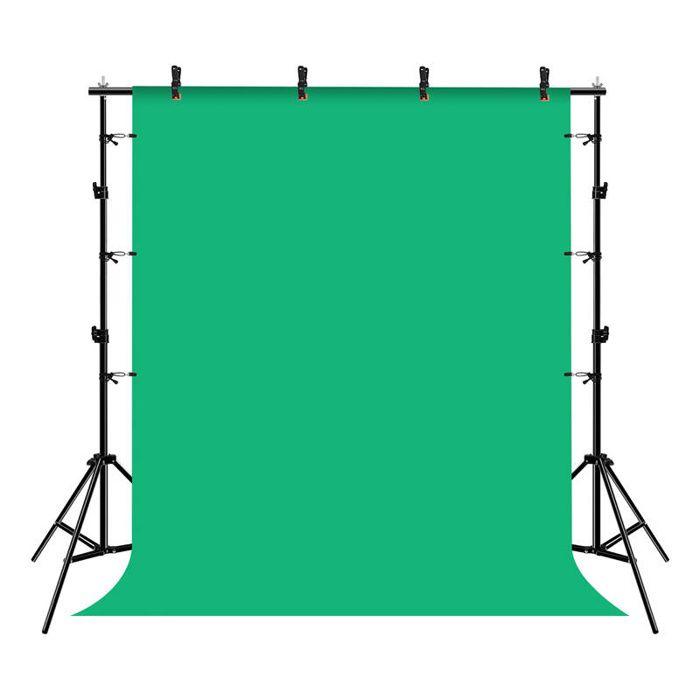 Kit Photographie Puluz Trépied 2X2M + 3 Arrières-Plans Photographiques Pour Studio