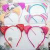 Colorful Sequin Cat Ear Headband for Kids - Festival Party Hair Accessory