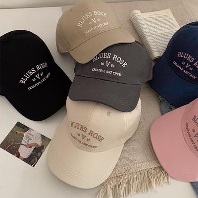 American Black Baseball Hat for Women In Summer New Wide Hat with Big Brim and Big Head Circumference Showing Small Soft Top Baseball Hat for Men