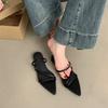 2026 New Fashion Slippers Women Sexy Flat Sandals Casual Ladies Sand Beach Slippers Elegant SpikeToe Outdoor Slippers