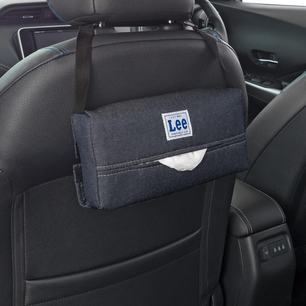 BONFORM Fancy Lee Denim Tissue Cover, 25x12cm, Blue, 7413-05BL