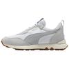 PUMA Unisex Rider FV Low Top Lifestyle Casual Shoes White Gray 391925-07