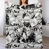 Bakugou Katsuki Collage - BNHA Throw Blanket Warm Napping Blanket for Office Couch Bed