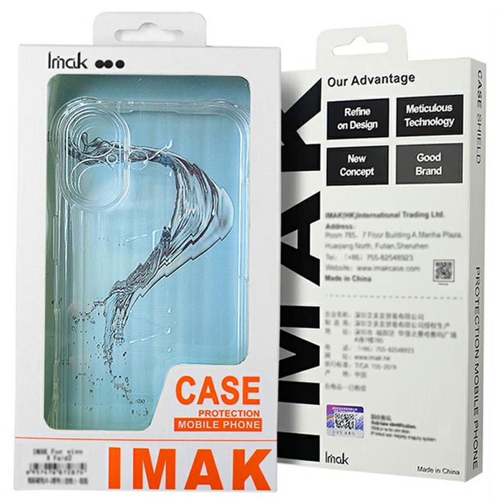 IMAK For Xiaomi 14T Pro Clear Case Compatible with MagSafe Shockproof PC+TPU Phone Cover