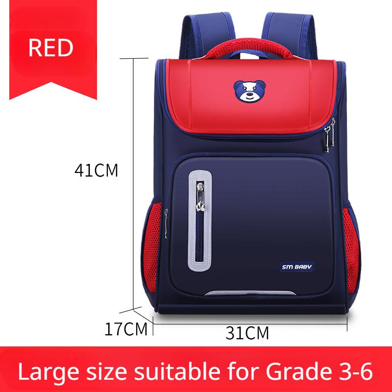2023 New Primary School Grade 1-6 School Bag Lightweight Neck Protection Children Backpack Unisex Kindergarten Full Open Shoulder Bag
