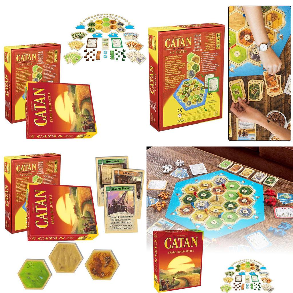 Board Game Desktop Catan Island 35 Player Expansion Table Card Family Gathering