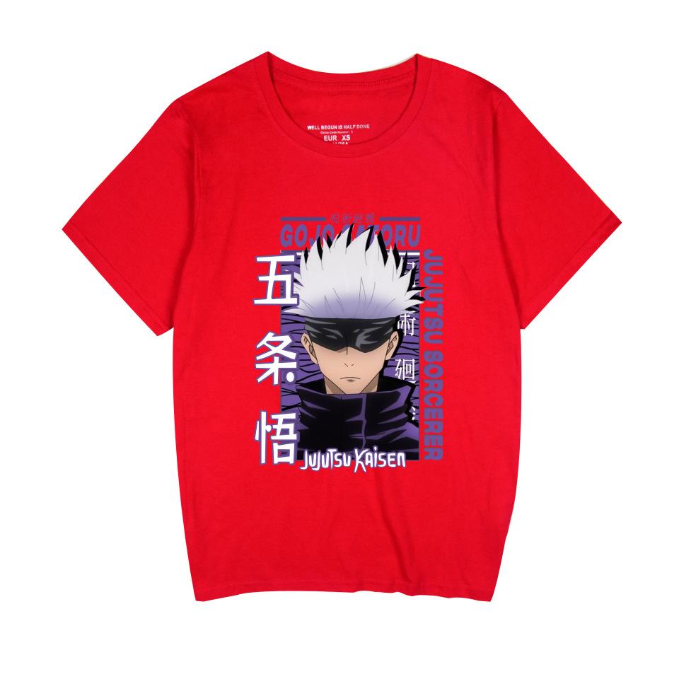 NEW Arrival Women/Men's Casual Jujutsu Kaisen Anime Printed Short Sleeve T-shirt Funny Tee Shirts O-neck Cool Tops