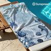 Oceaan Schat Sneldrogende Handdoek Microvezel strandlaken lichtgewicht zwemmen kamperen yoga strand uit