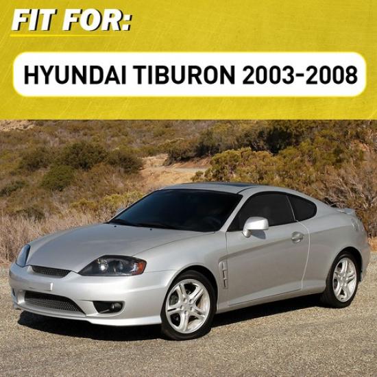 For Hyundai 2PCS 2003-2008 Left Front/Rear Tiburon Right Ide Set Door Handle