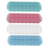 24-Grid Small Cubes Silicone Ice Tray with PP Lid Silicone Ice Mold for Home Kitchen Ice Mold Kitchen Supplies Ice Tray with Lid