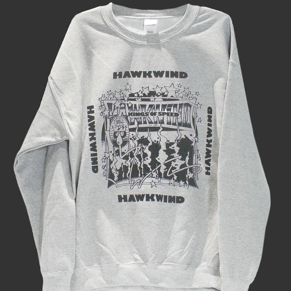 

Hawkwind Metal Rock Sweatshirt Jumper Unisex Grey S-3XL M