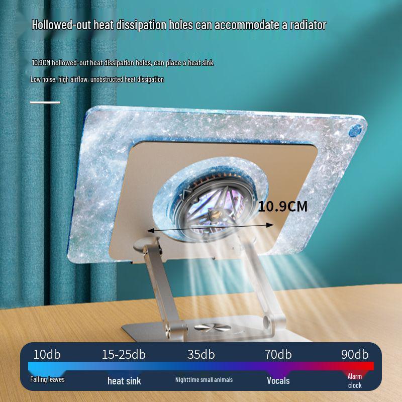 360° Rotating Adjustable Laptop & Tablet Stand with Heat Dissipation