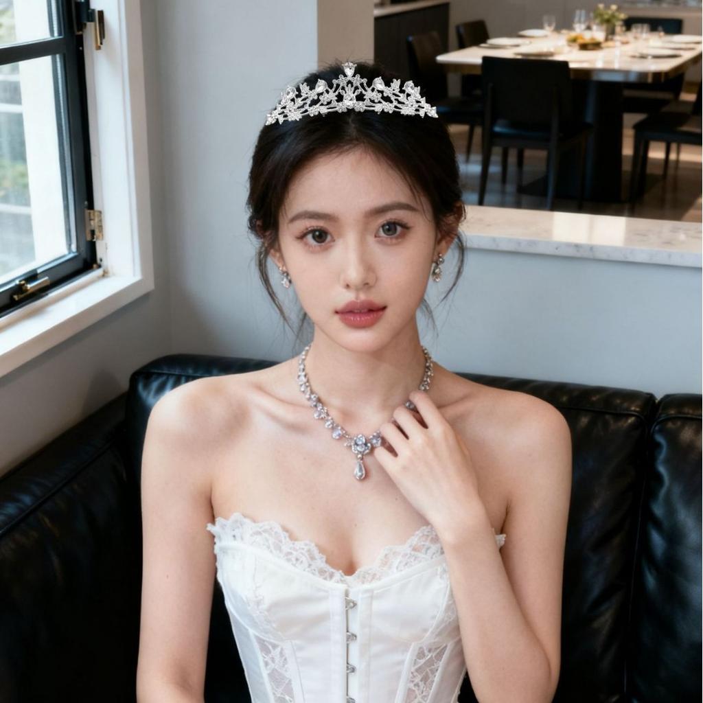 Bride's Crown Wedding Dress  Phoenix Crown Evening Dress Headwear  Accessories  Coming of Age Ceremony  Birthday  Princess Royal Crown Hair Band