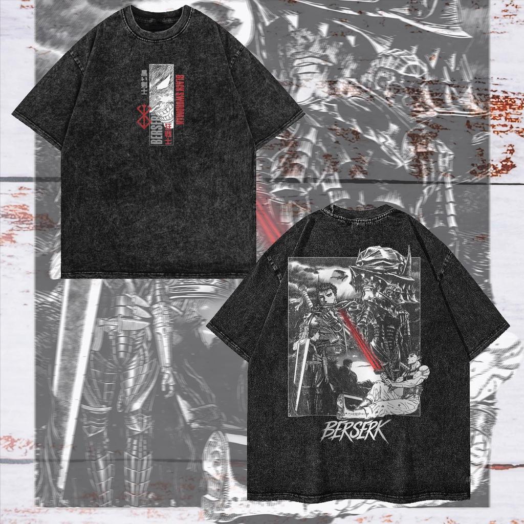 Heavy Oversized Acid-Washed Unisex Anime T-Shirt | Streetwear & Gym Style