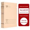 Pack of 10 Acid-Free Kraft Paper A4 Document Boxes - Thickened for Engineering and Construction Files