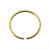 KODY PIERCING 10K Gold Piercing Jewellery Nose and Tragus Hoop Ring Seamless 8mm - Quality Piercing