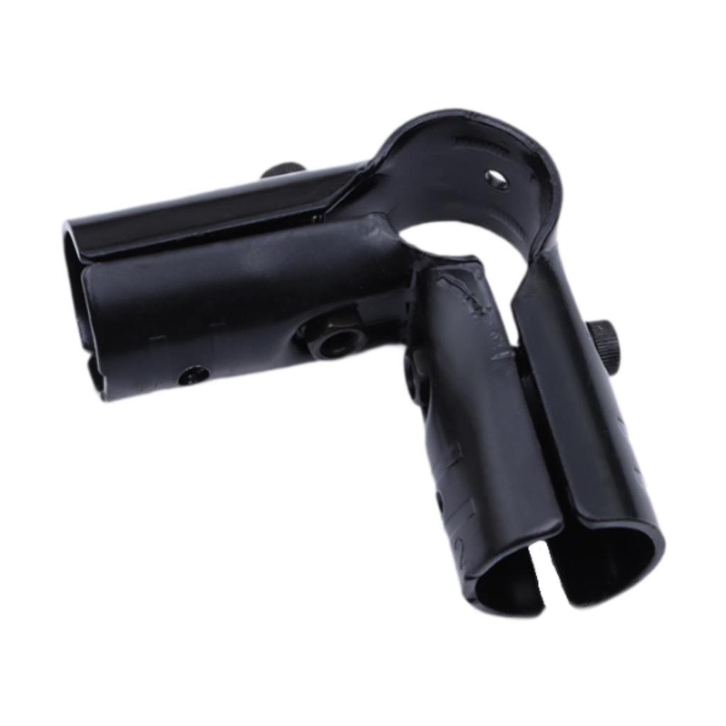 Pipe Connector Clamp Pipe Joint Component Black,Rust Resistant Sturdy Pipe