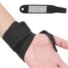 Selfheating Magnet Wrist Support Brace Winter Keep Warm Band Sports Tourmaline Wristband(Full Black )