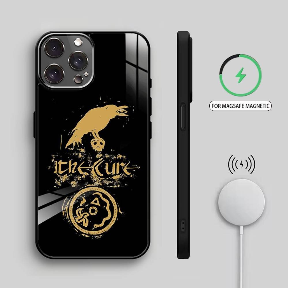 The Robert Cure Smith Robert Smith Phone Case For iPhone17,16,15,14,13,12,11 Plus,Pro Max Magnetic For Magsafe Wireless Charging iPhone15PRO