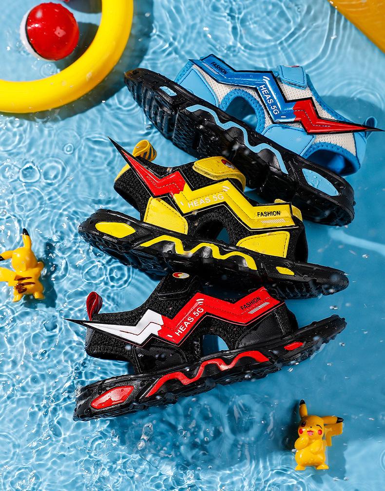 Boys' Summer Sandals 2025 - Soft Sole, Non-Slip, Odor-Resistant Beach Shoes with Shock Absorption, Perfect for Kids