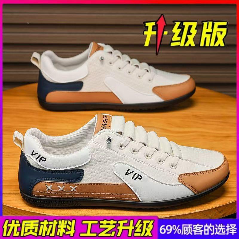 Large Size Men's Shoes Summer New Single Mesh Breathable Deodorant Hollow Casual Net Shoes Men's Size Versatile Board Shoes