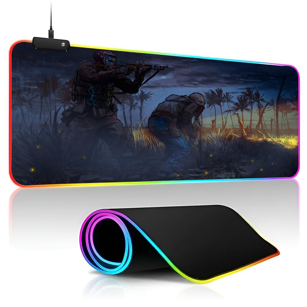 Rust 2013 Mouse Pad Game RPG 40x90cm Mouse Mat Gaming Mousepads LED Keyboard Mats Luminous Desk Pads Mouse Pad For PC