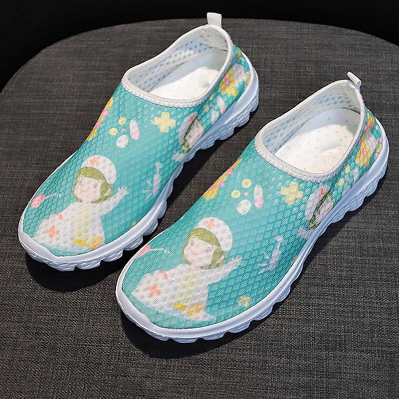 Women's Plus Size Cartoon Flats, Round Toe, Low-Cut, Size 43, Flat Heel - Casual Shoes In Stock
