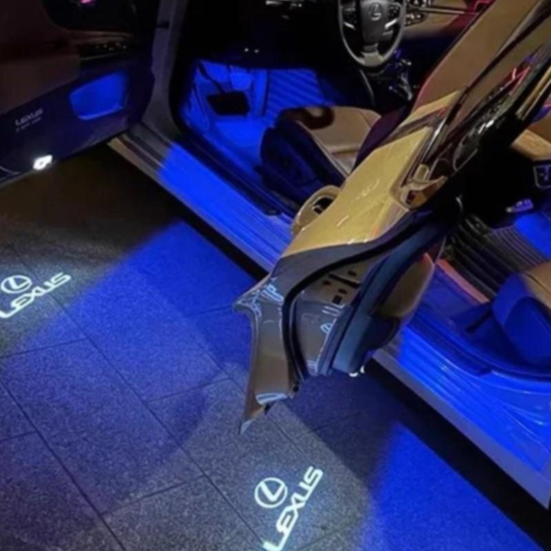 For Lexus IS250 IS200 CT200h GS300 LS430 RX450h LX570 IS300 ES RX LS IS NX CT LX Car Door HD Welcome Light Laser Projector Lamp