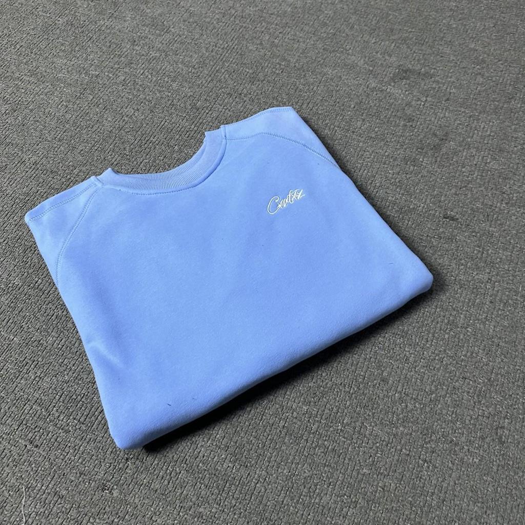 Bluza z kapturem Corteiz Unisex Casual z długim rękawem i okrągłym dekoltem z haftowanym logo