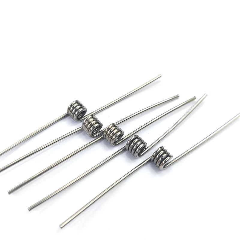 Wire Diameter 1.4mm Right Torsion Spring Return and Reset V-shaped Spring Right Rotation Spring Laps1/2/3/4/5lap 304SUS 10PCS