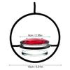 1pcs Outdoor Hanging Hummingbird Feeder,Portable Metal Simple Birds Feeder,Bird Feeder Food Container For Garden Yard Decor