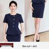Women's High-End Workwear Set: Elegant Jewelry Store/Hotel Reception Attire
