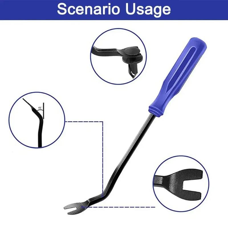 Portable Car Panel Removal Tools Kit Nail Puller Radio Audio Door Pry Repair Car Clip Trim Dash Removal Installer Set Hand Tools