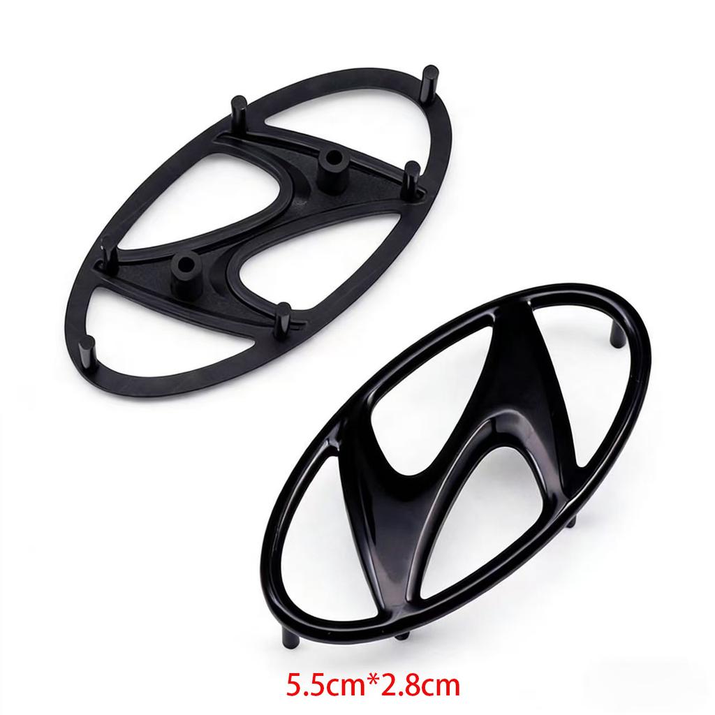 1pcs Car Steering Wheel Emblem Sticker Accessory For Hyundai Genesis N-LINE I10 I20 I30 I40 IX20 IX35 Kona Getz Veloster Tucson XX3