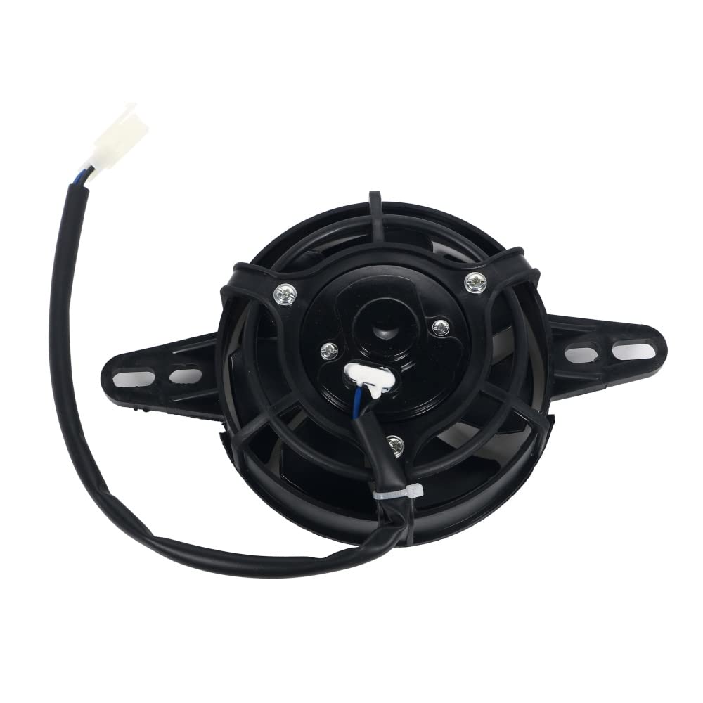 one+lifestyle Electric Radiator Fan, 12 V, Suction Type, Cooling Fan, General Purpose, Motorcycle, Enduro, Diameter 4.7 inches (120 mm)
