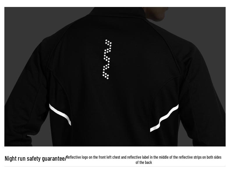 Lampa Men's Windproof Fleece Cycling Jacket - Autumn/Winter Outdoor Road Bike Jersey