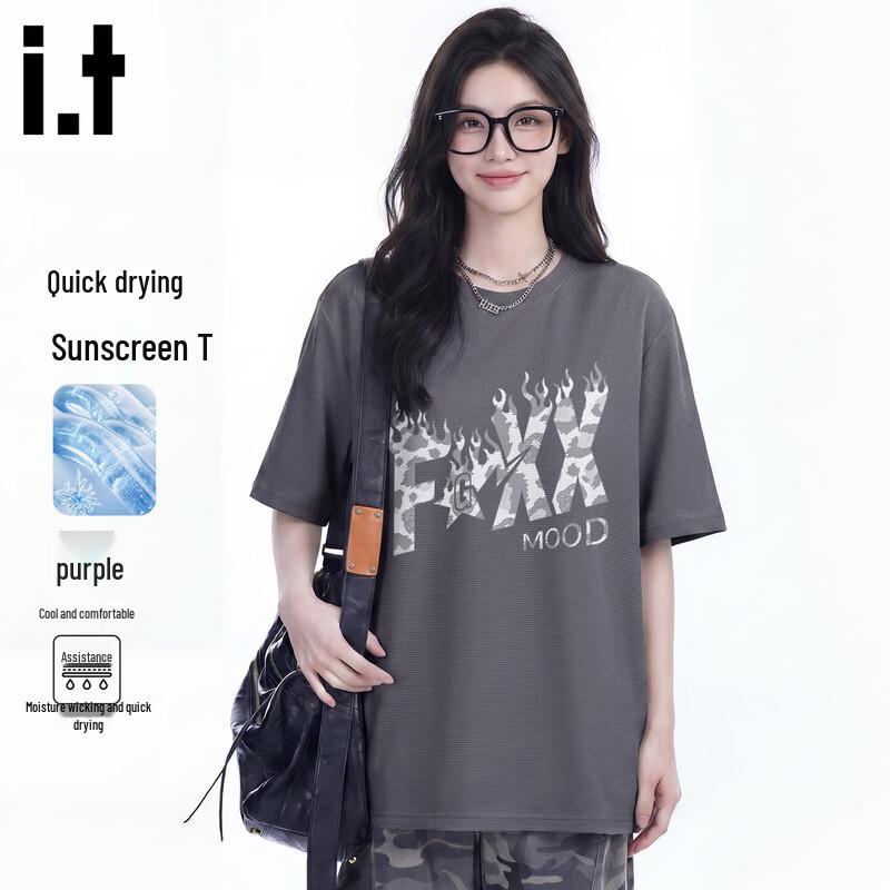 Fingercroxx IT Quick-Dry Sun-Protection Loose Fit T-Shirt M