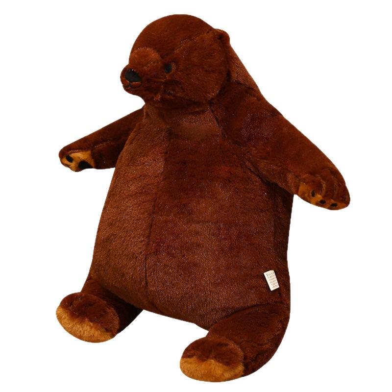 Cute Brown Teddy Bear Hug Pillow Plush Toy - Big Bear Doll Gift