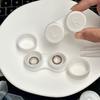 Contact Lens Double Storage Case with Leak Proof Design Separate Storage for Daily Use