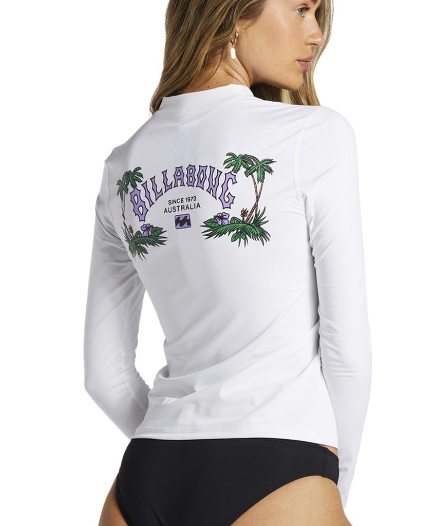 BILLABONG Women'S Core Loose Fit Rash Guard White