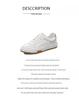Genuine Leather White Women's Shoes 2025 - New Style, All-Match, Basic Flat Spring Student Sneakers