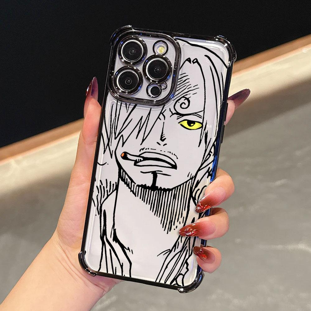 One Anime Piece Characters Soft Funda For iPhone 17 Pro 16 15 14 13 12 11 Pro Max Case 17 Plus 17E 16E 17Air Silicon Phone Cover