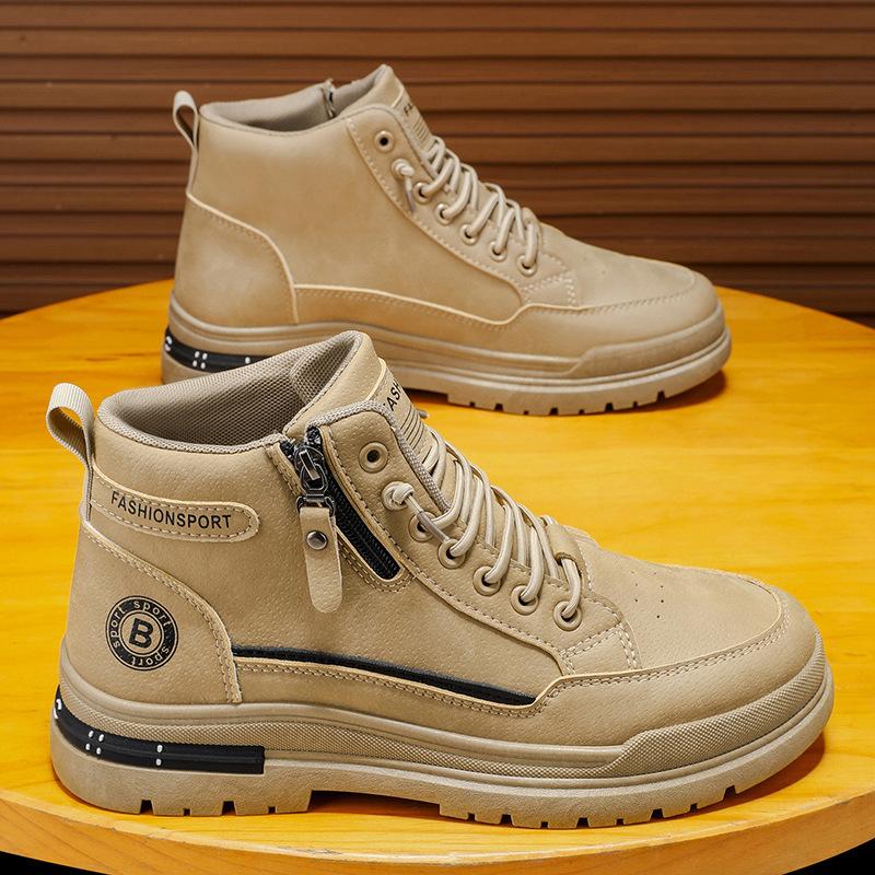 High-top Martin boots autumn new breathable shoes non-slip and wear-resistant sports labor insurance shoes