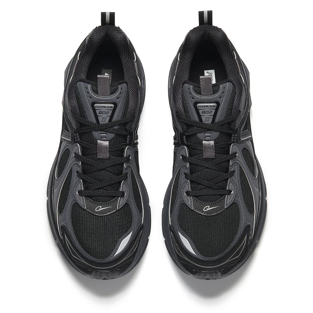 Anta G02.2 Champion Sports Non-Slip Wear-Resistant Breathable Low-Top Casual Shoes Men sneaker Black Gray 112518803A-1