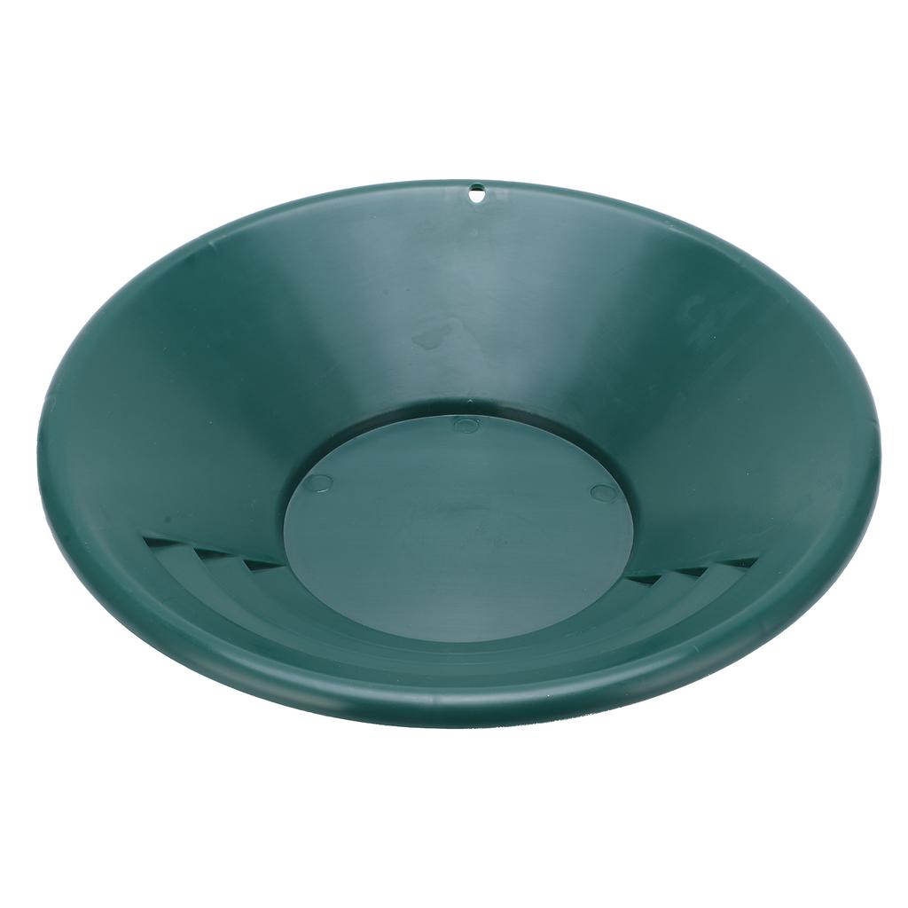 Ciur pentru aur 350mm, pană rotundă, clasificator de cernere, unealtă manuală pentru spălarea aurului, verde
