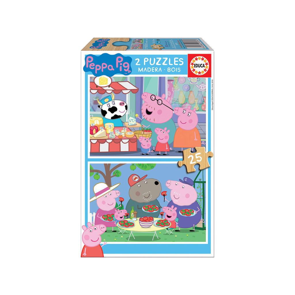 Buy EDUCA BORRAS - Puzzle Peppa Pig 2x25pcs at affordable prices — free ...