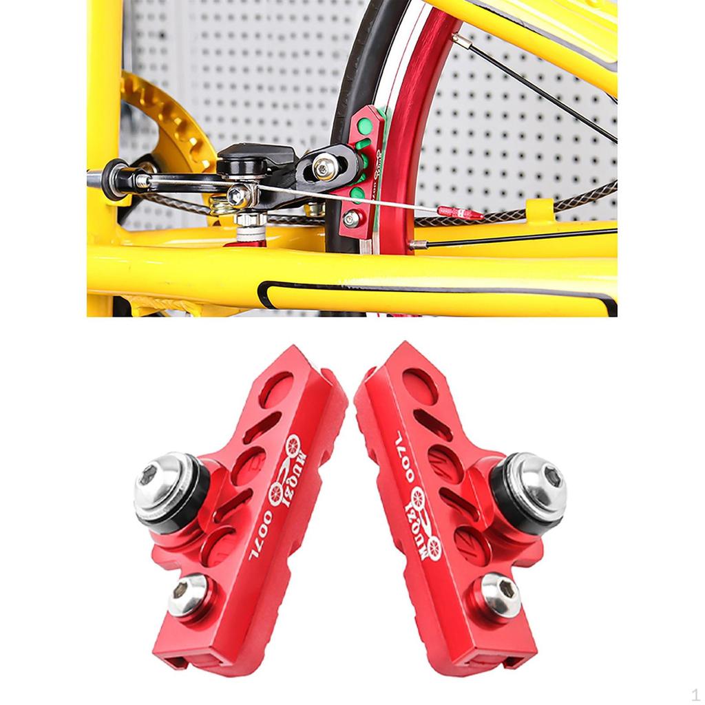Durable Brake Pads Anti-Skid Fiber Drawer Type Bike Rubber Pad