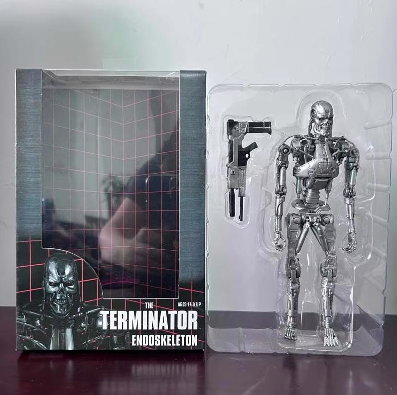 NECA Фигурка Терминатор: Генезис Т-800 Страж Терминатор Эндоскелет Фигурка Действия Модель Игрушки Сочлененная Подвижная Кукла Подарок